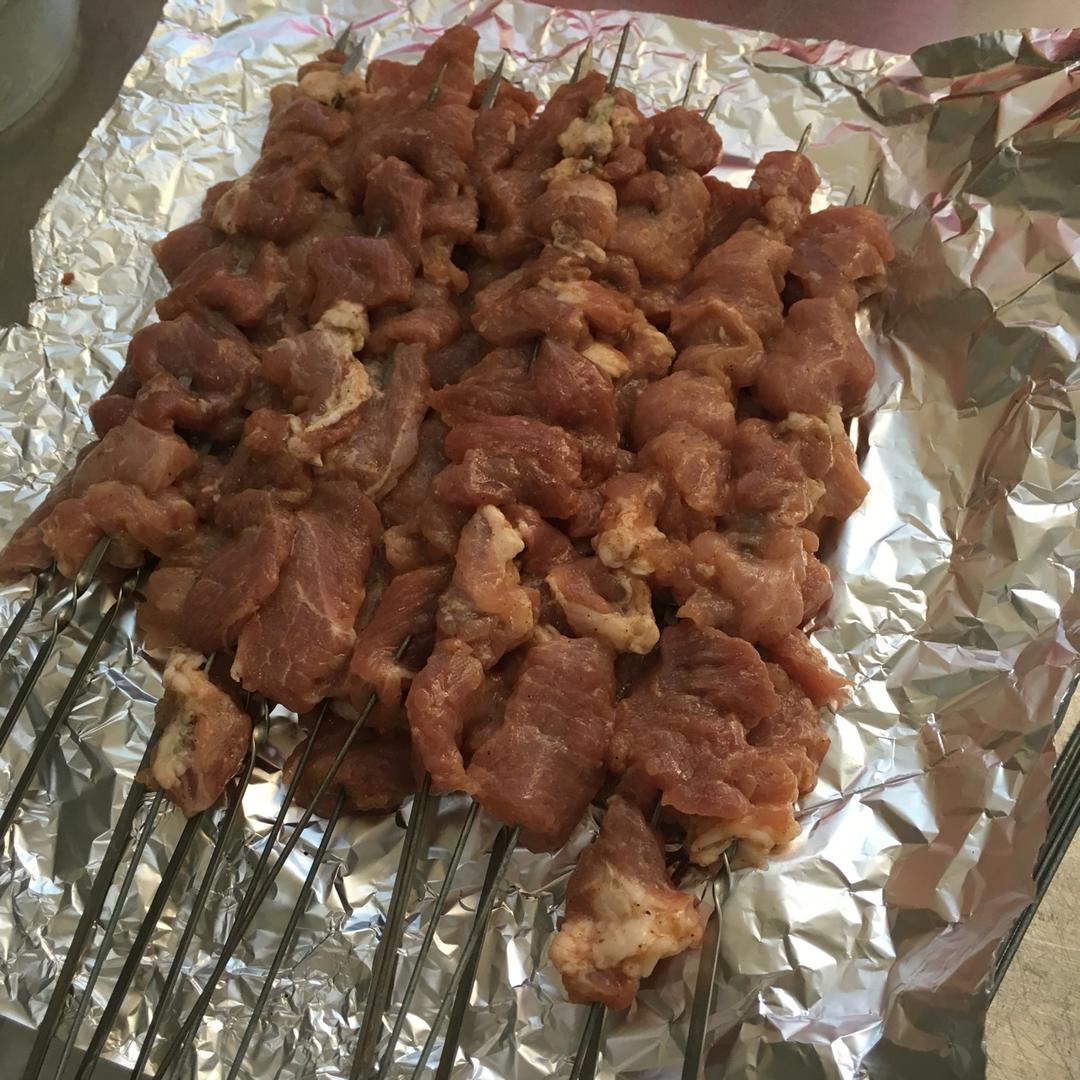 烤箱猪肉串