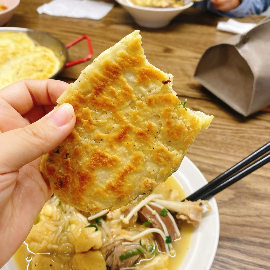 发面葱油酥饼