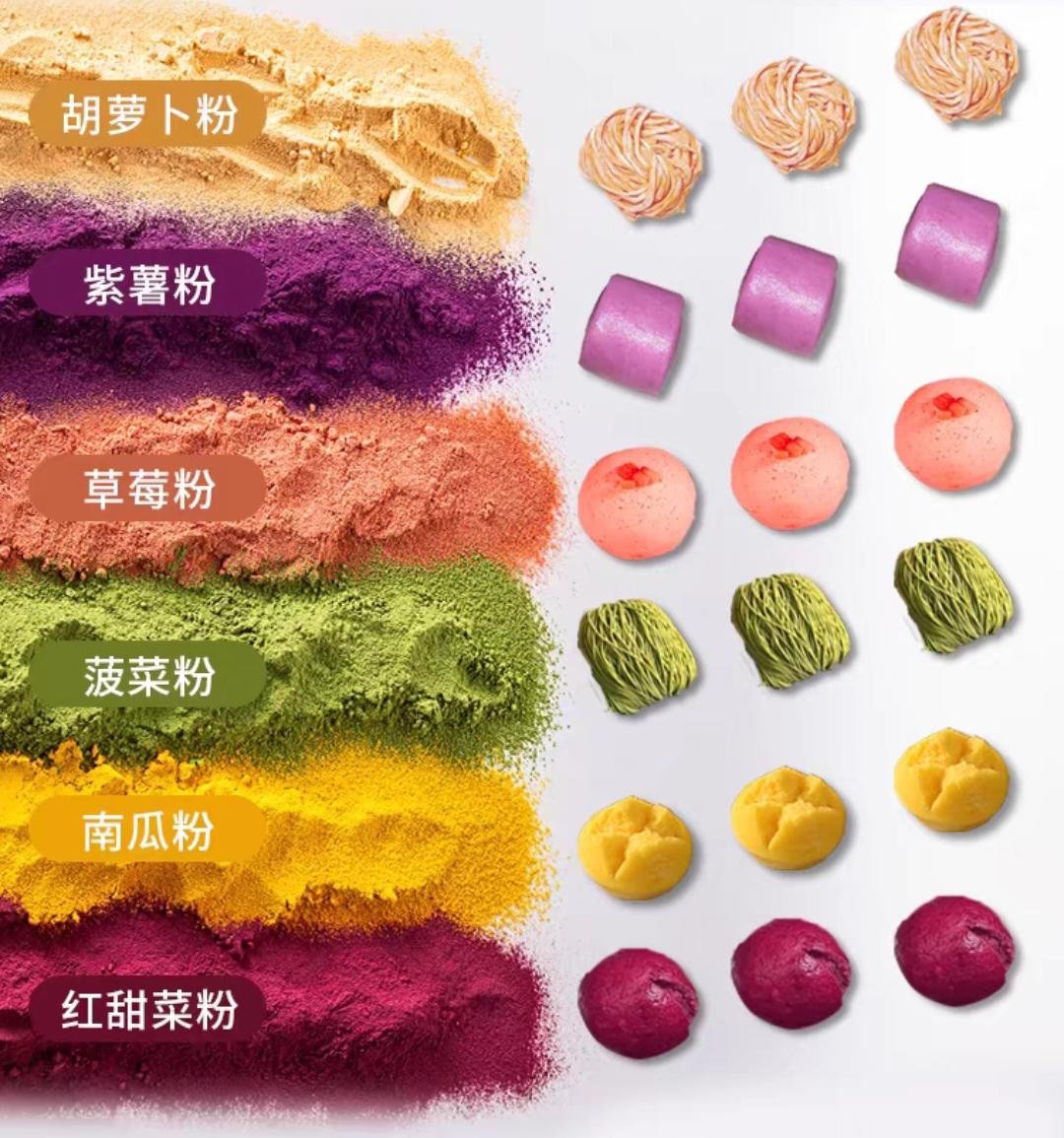 63 各种颜色的天然色素及美食集锦，彩色美食