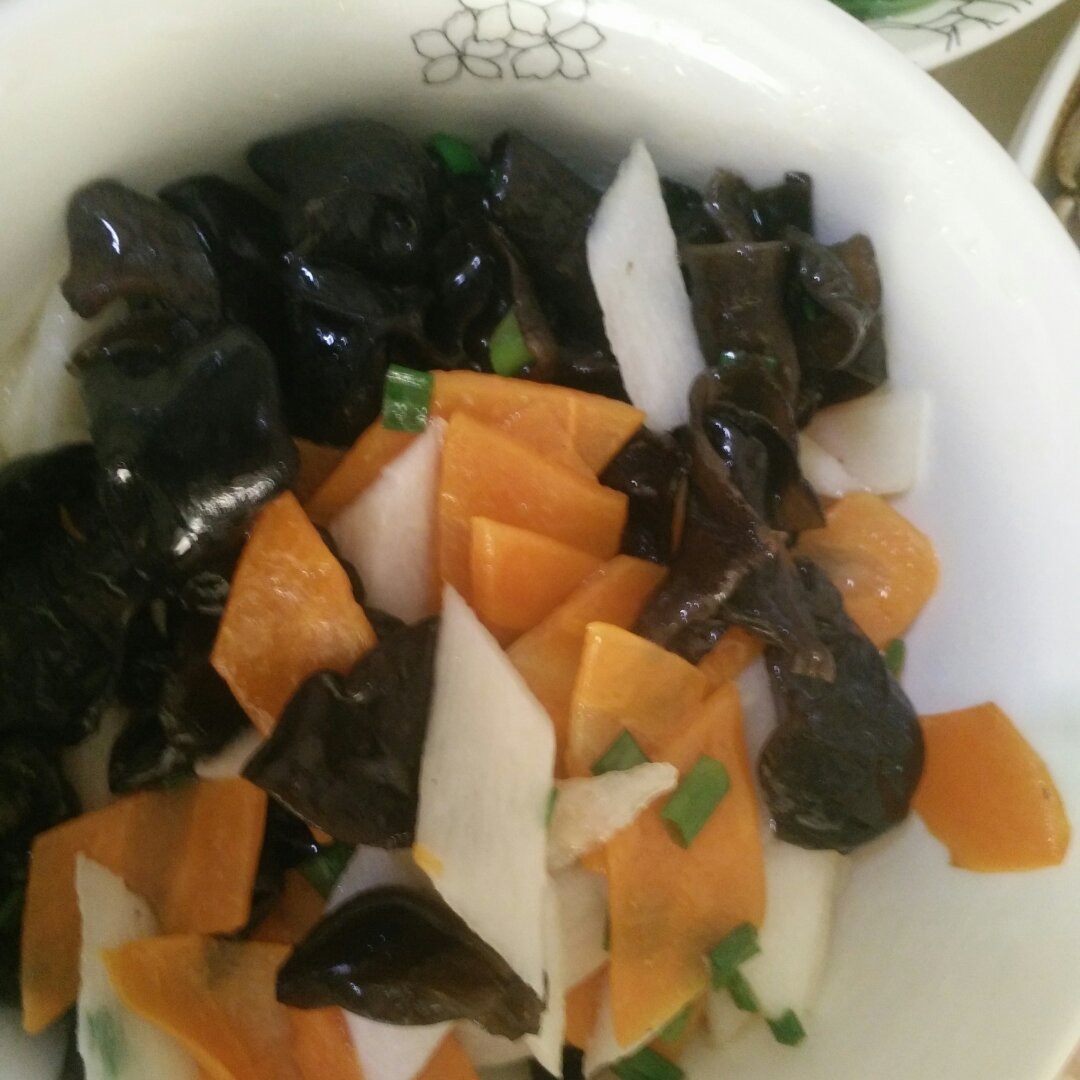 淮山（山药）炒木耳