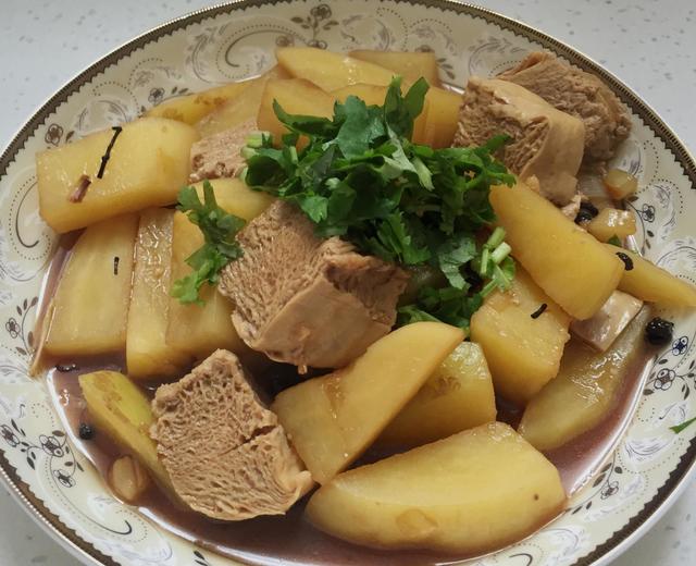 土豆烧冻豆腐（简单美味零难度）的做法