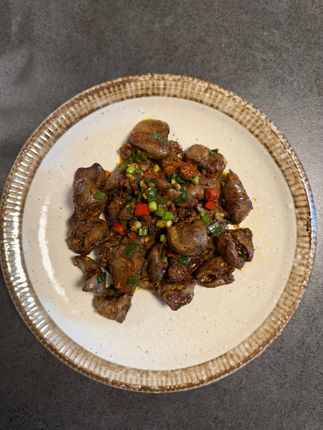 不用烧烤胜似烧烤的麻辣鸡肝