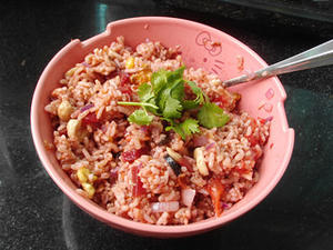 红米拌饭的做法 步骤9