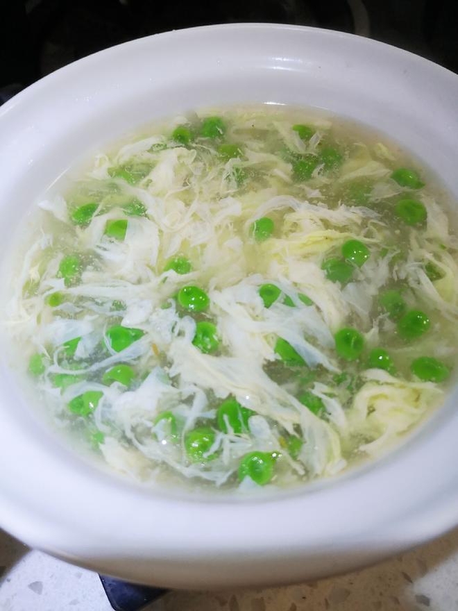 豌豆蛋汤的做法