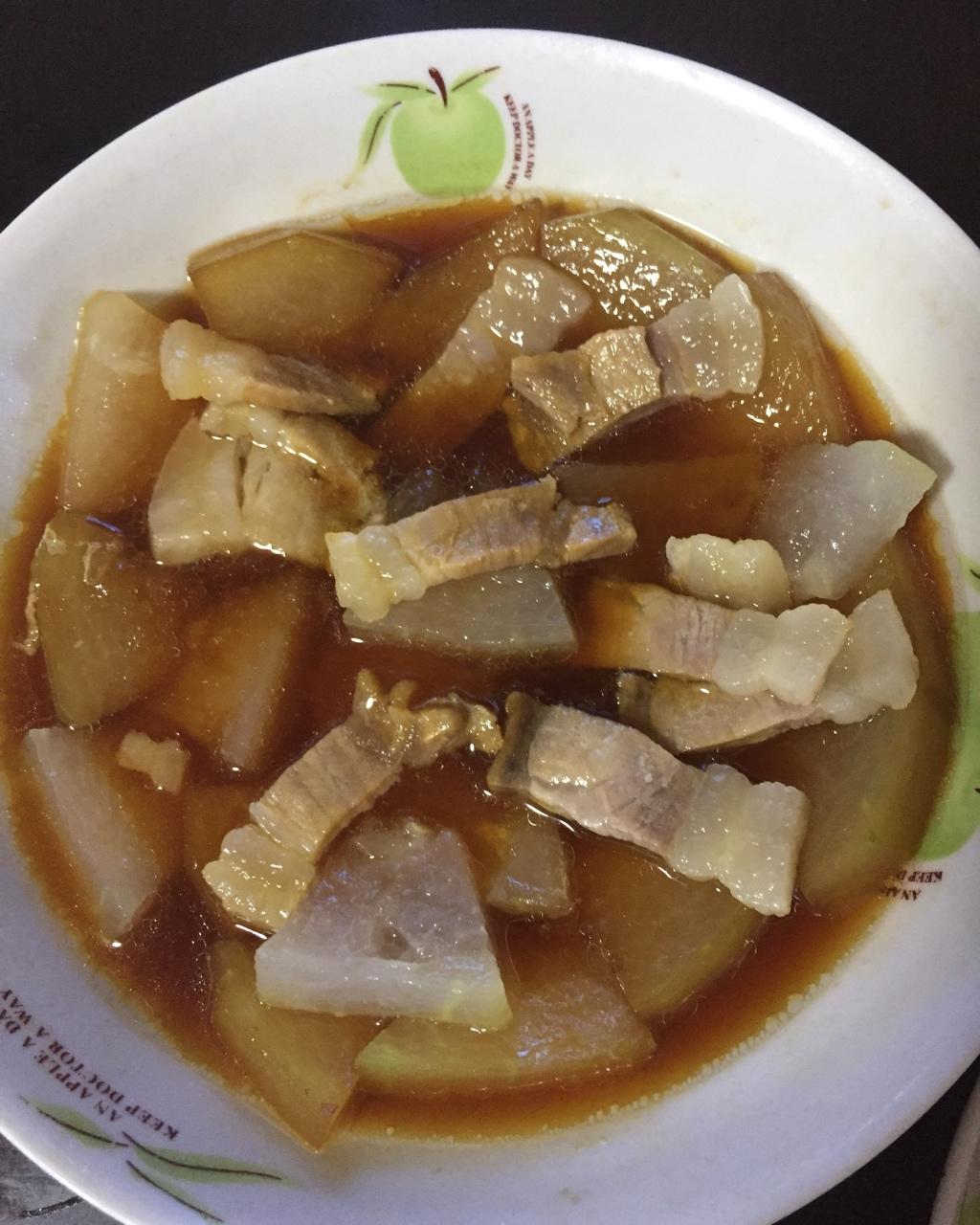 冬瓜蒸咸肉