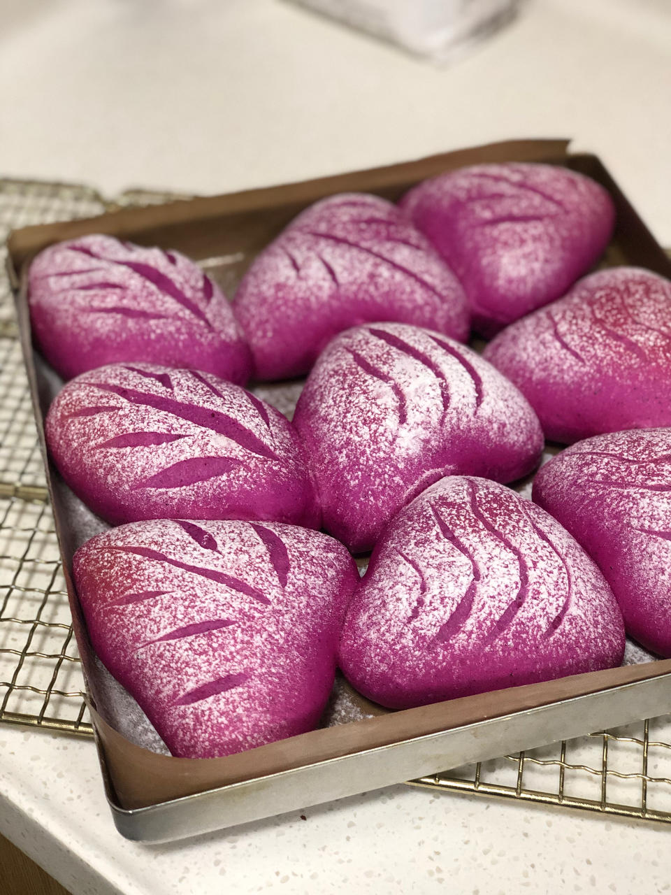 火龙果肉松软欧