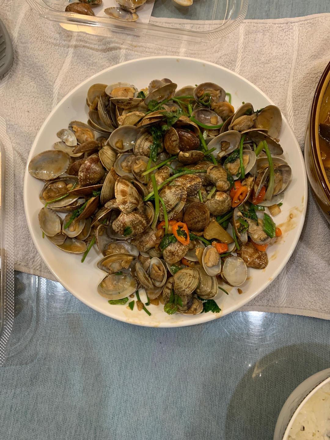 5分钟快手菜❗️秒杀路边摊爆炒花甲～好吃到爆