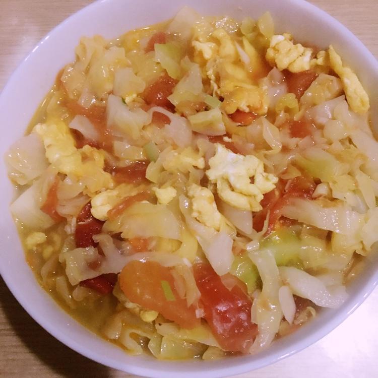 超级入味好吃的番茄鸡蛋面