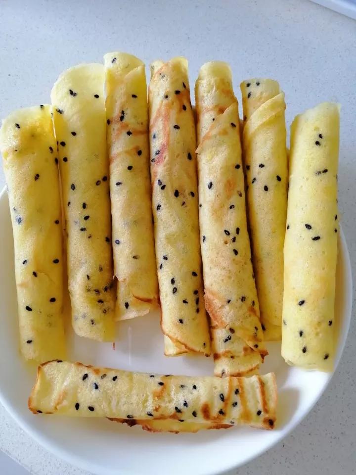 鸡蛋卷（平底锅版）