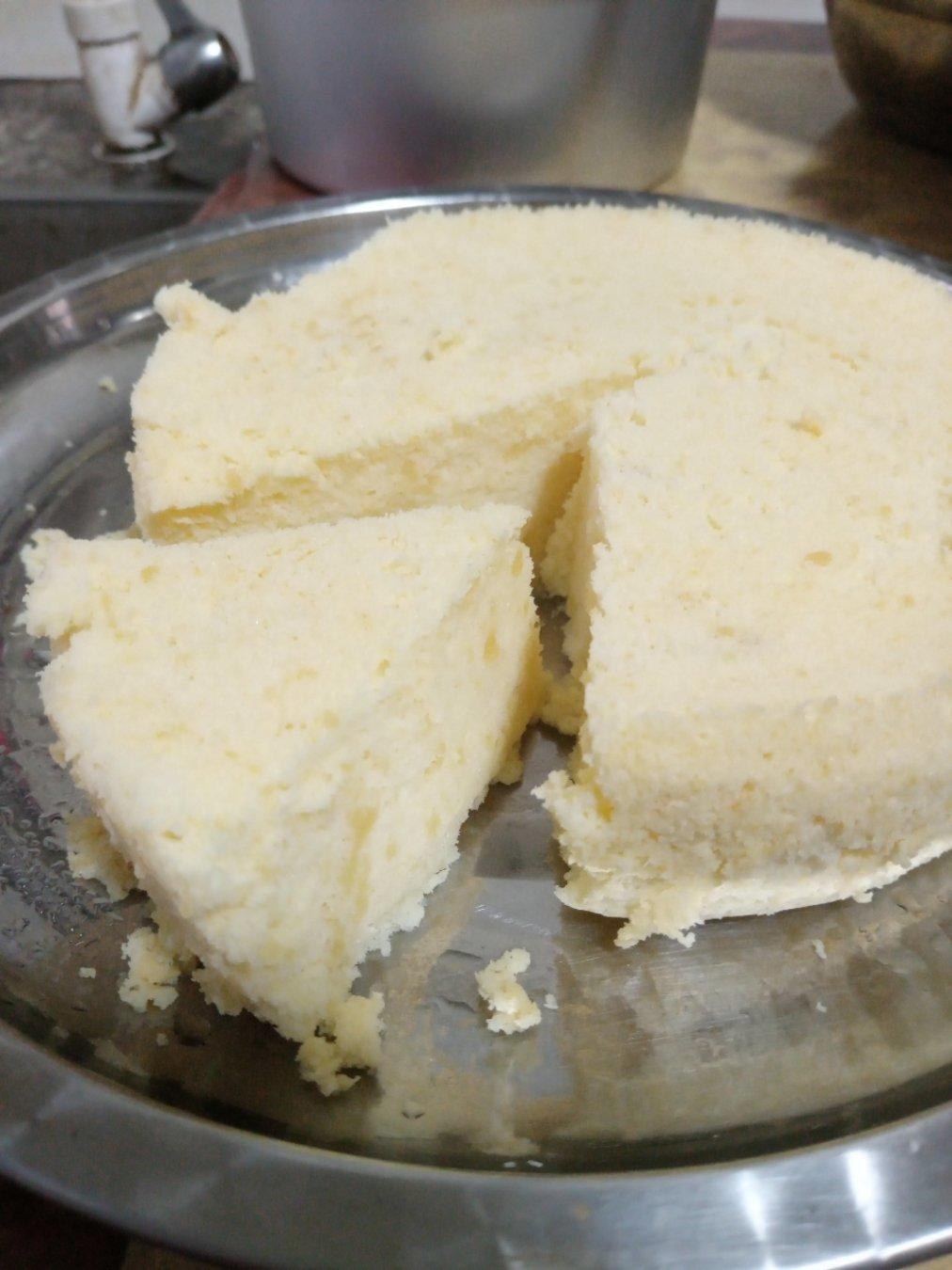 水嫩烫面蒸蛋糕