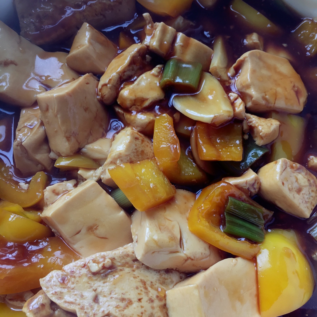 家常豆腐(彩椒版)
