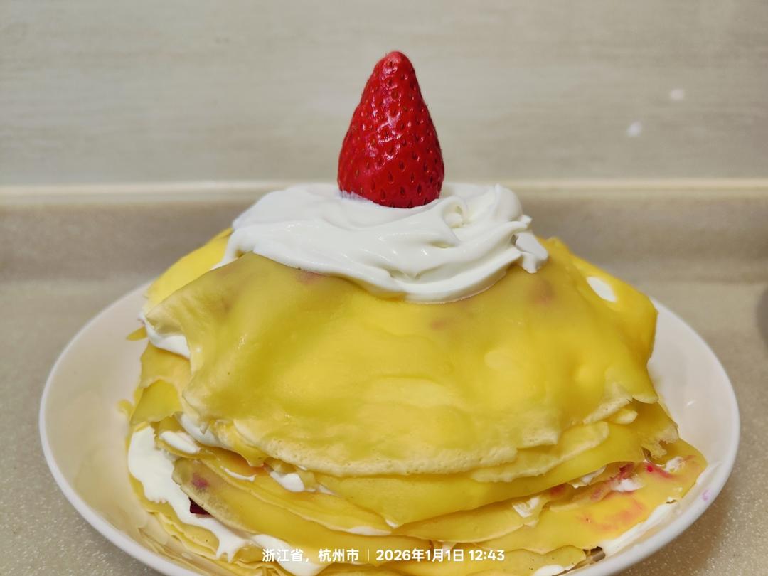 免烤箱❗千层毛巾卷❗也是万能千层皮