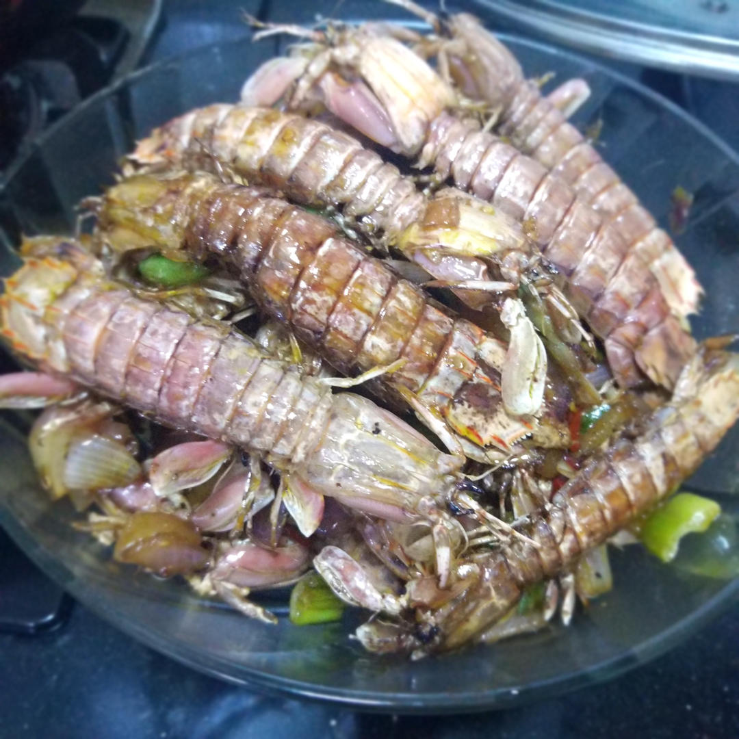 香脆椒盐爬爬虾