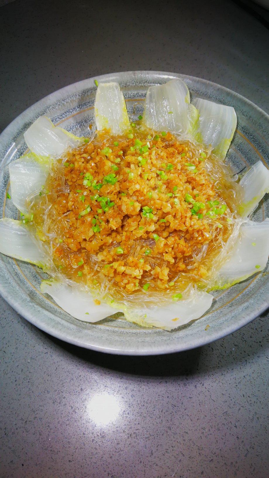 蒜蓉辣酱粉丝娃娃菜