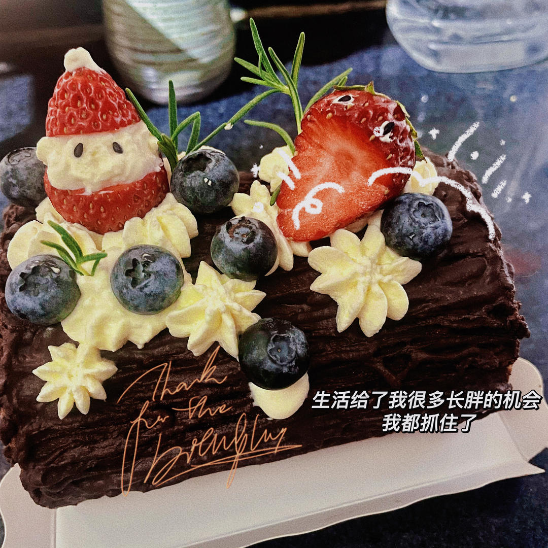 圣诞树桩蛋糕（完全攻略）