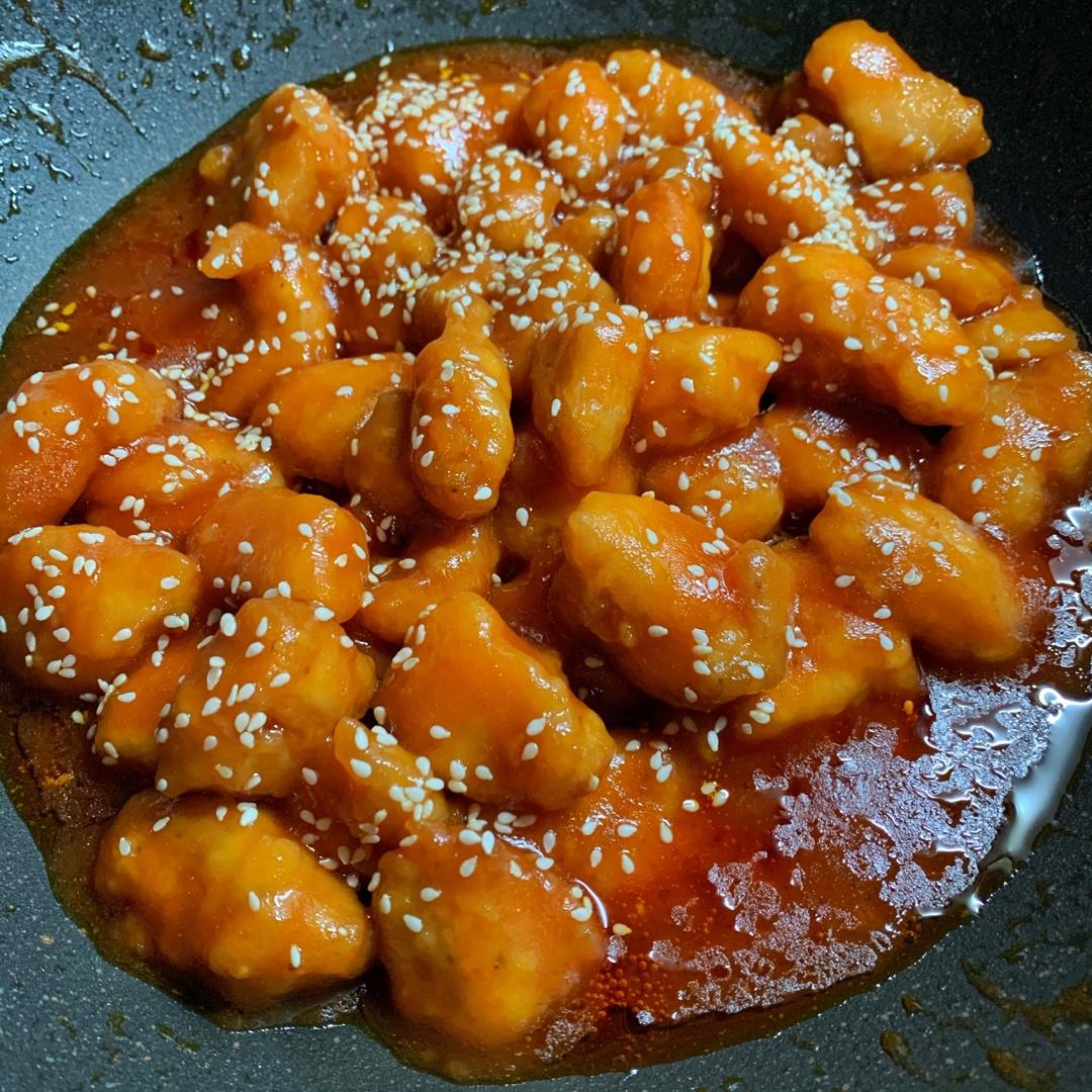 外酥里嫩的糖醋鸡块