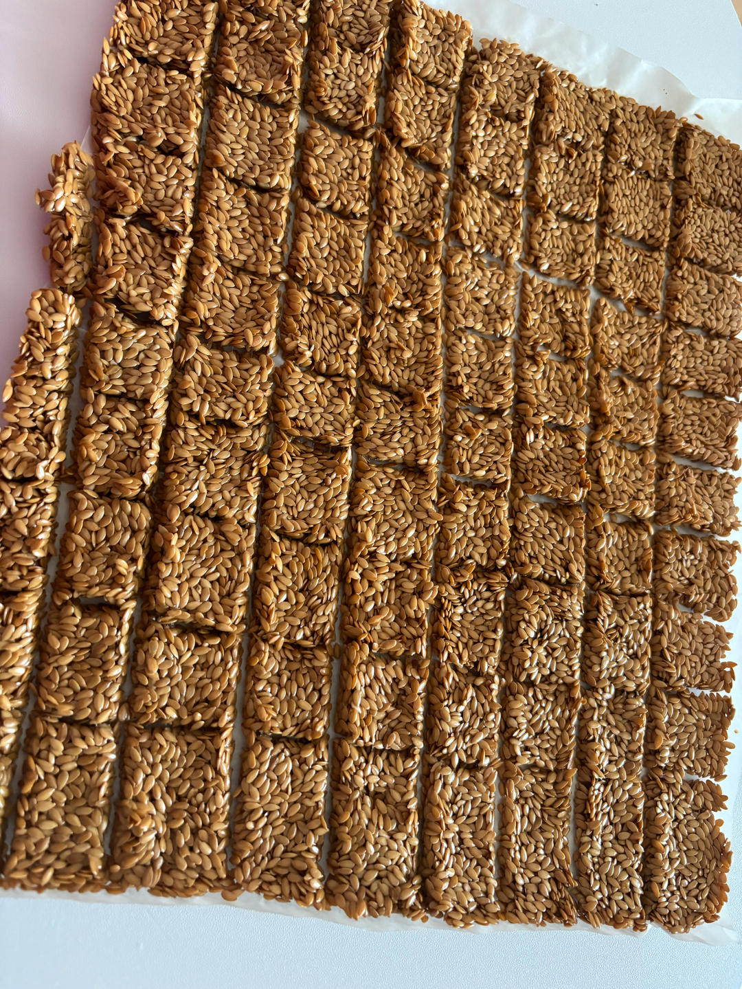 黄金@亚麻籽脆片【健康小零食】仰望美食