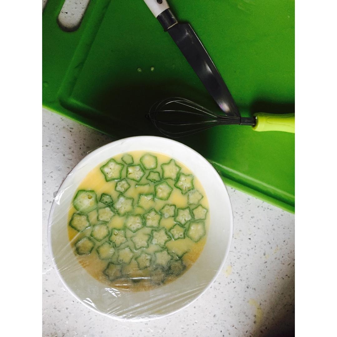颜值控-做一朵开在碗里的花秋葵蒸水蛋