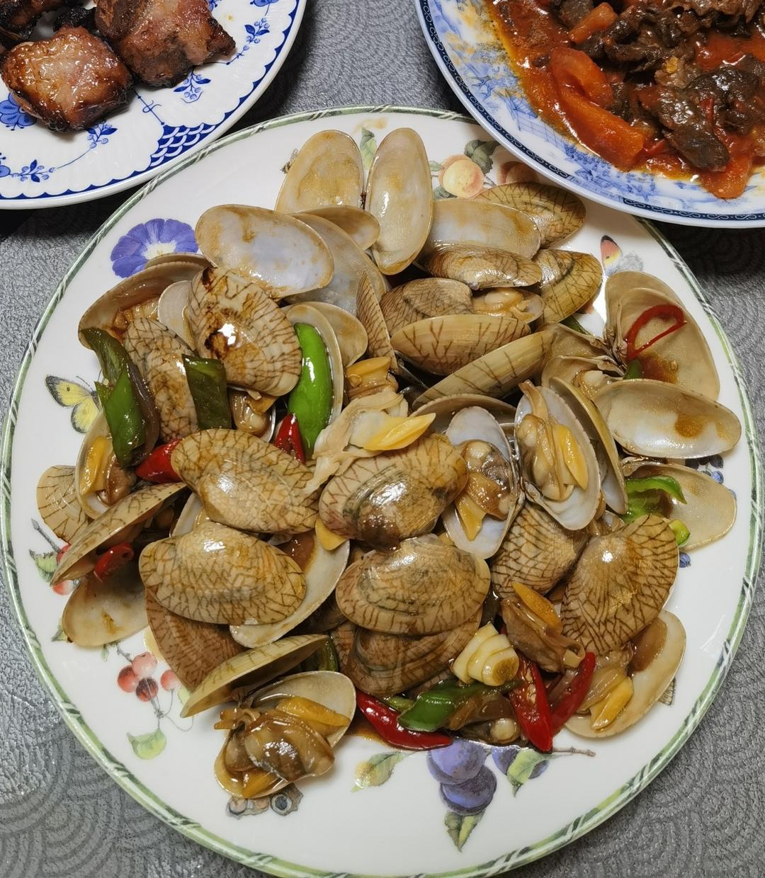 5分钟快手菜❗️秒杀路边摊爆炒花甲～好吃到爆