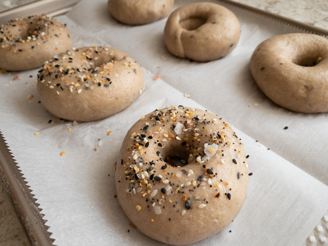 天然酵种全麦贝果