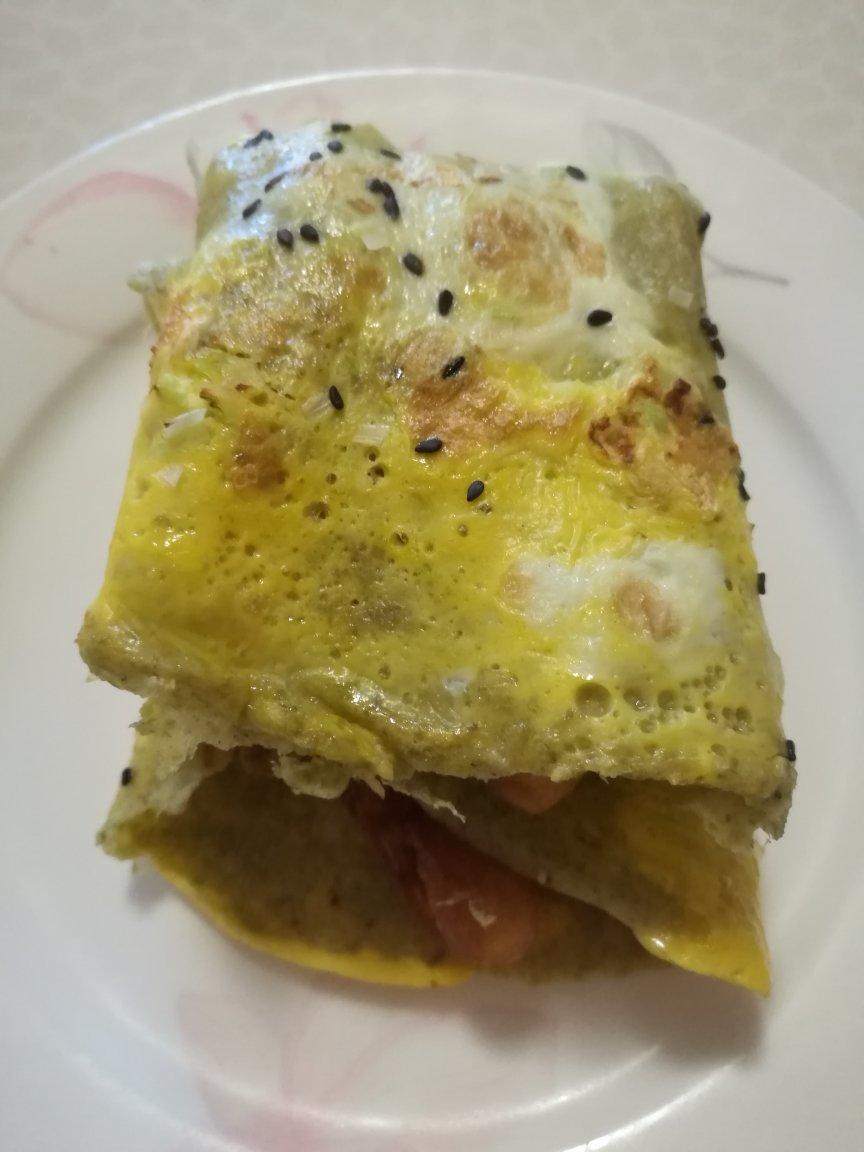 煎饼果子来俩套（电饼铛版）