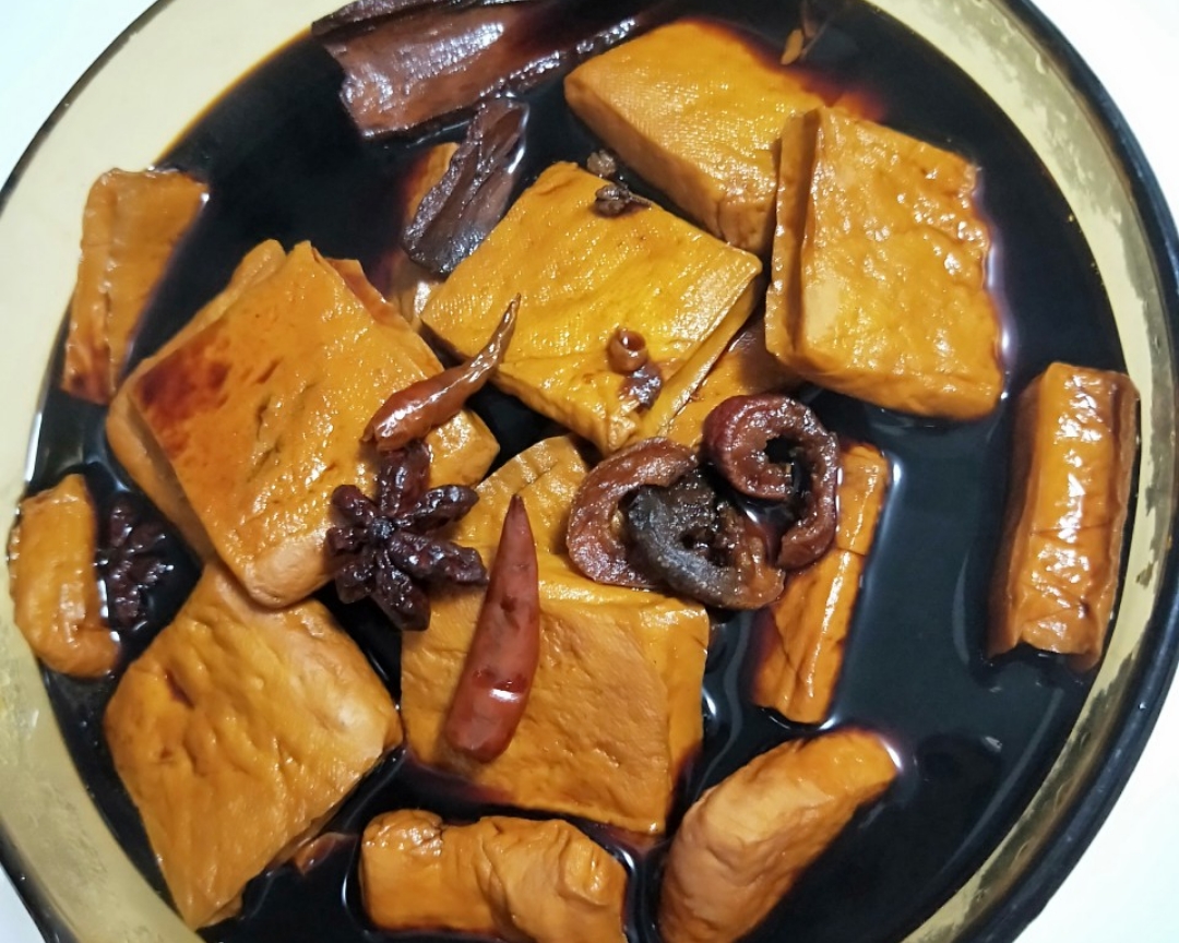 五香豆腐干的制作过程图片