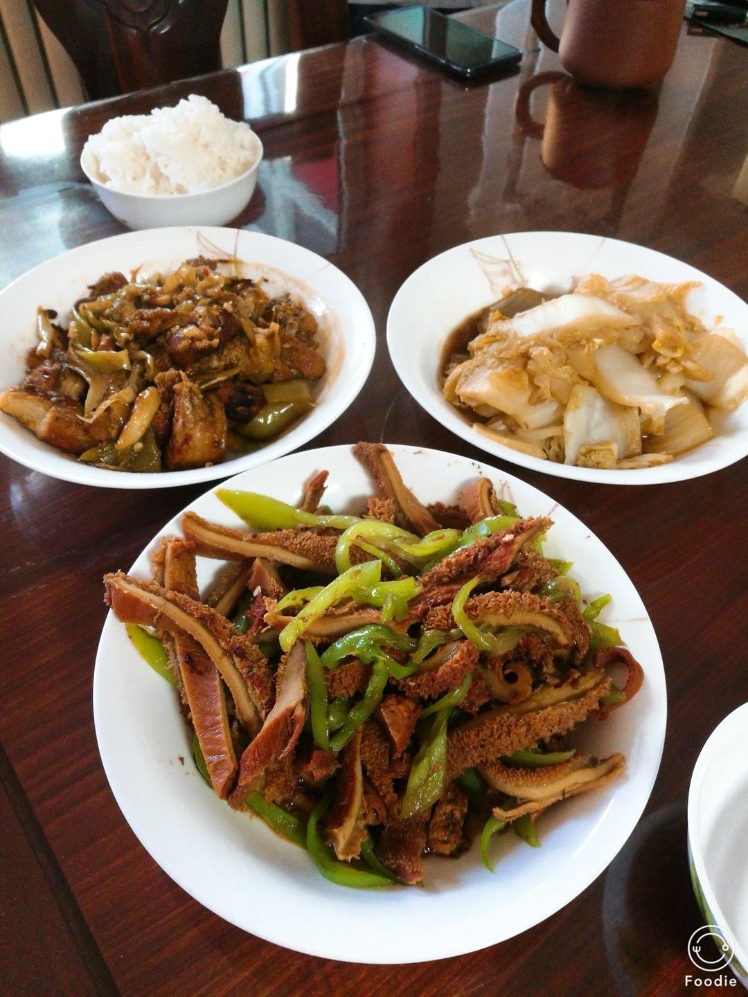 青椒炒牛肚丝