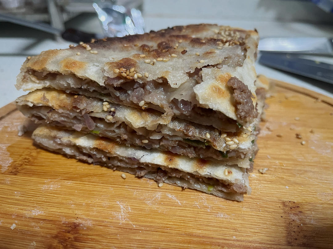 千层牛肉饼
