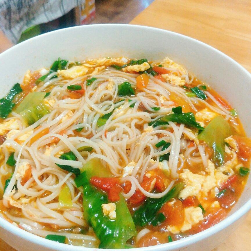 超级入味好吃的番茄鸡蛋面