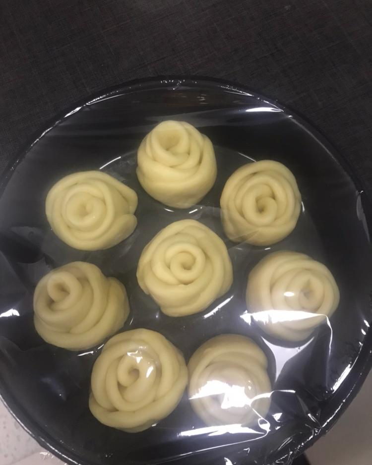 玫瑰花面包