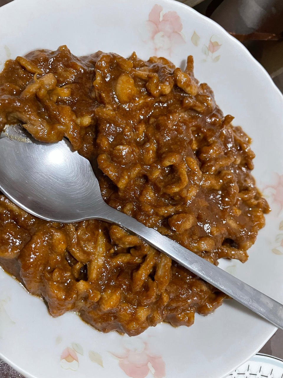 传统做法 京酱肉丝