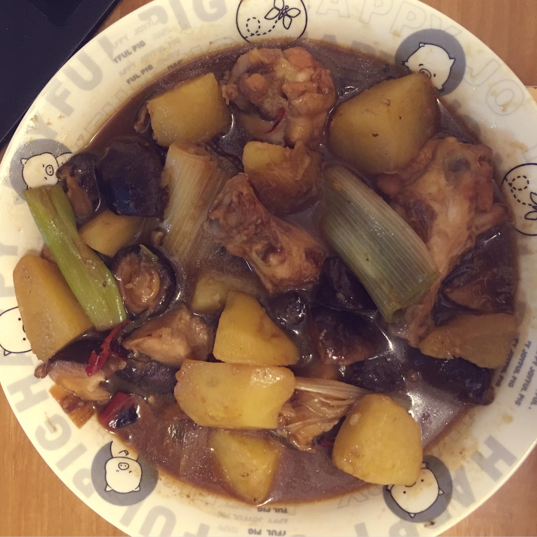 香菇土豆鸡块