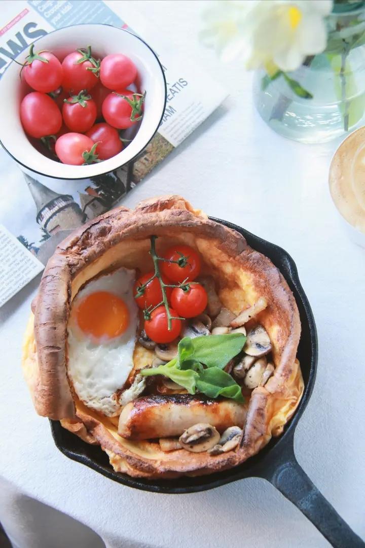 一锅端🥞咸口葱香荷兰松饼