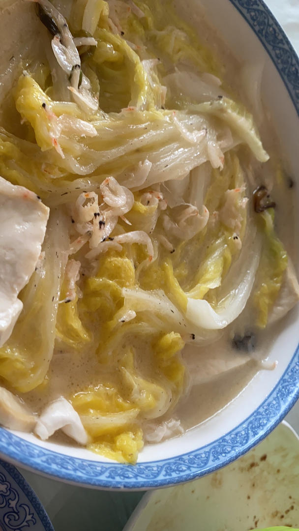 开洋豆腐炖白菜