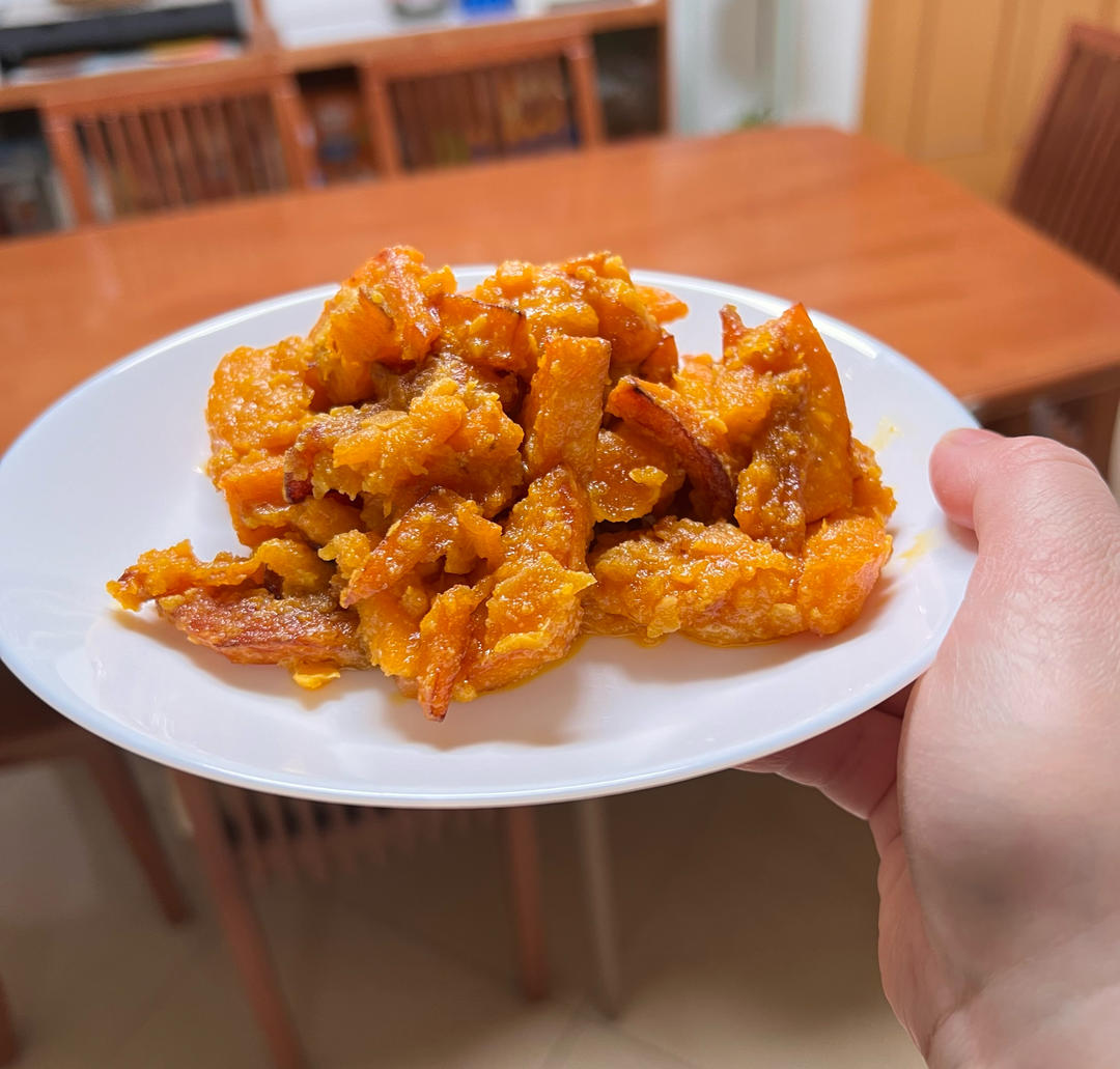 不用炸的蛋黄焗南瓜
