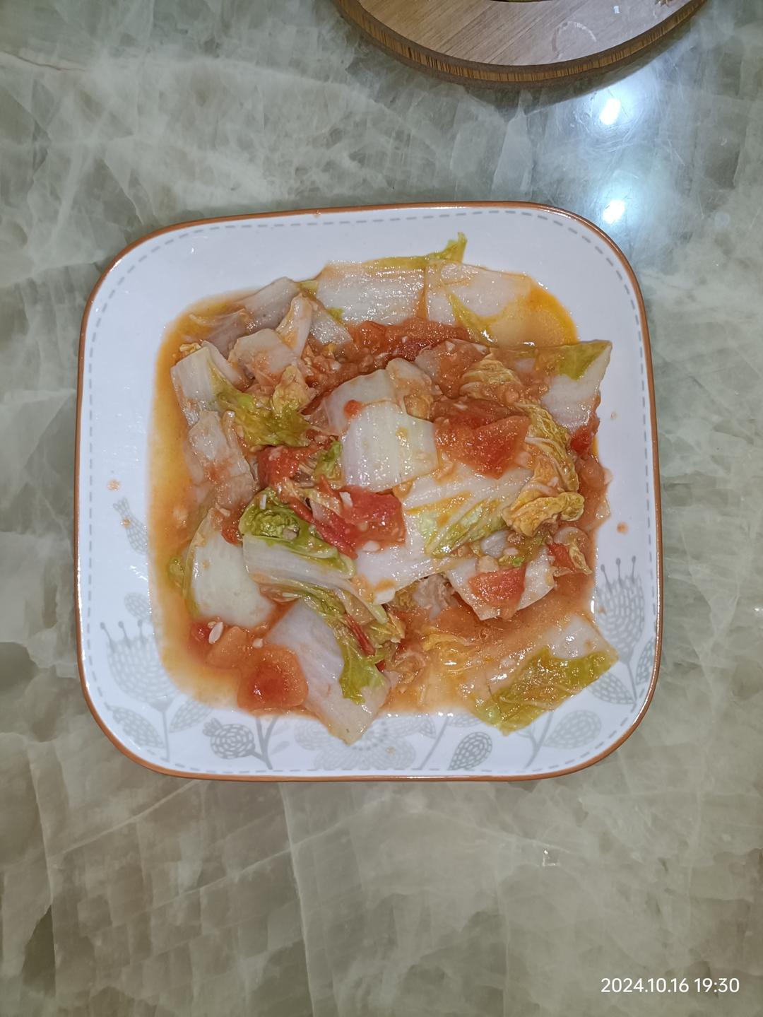 茄汁浓郁超下饭的番茄娃娃菜❗️