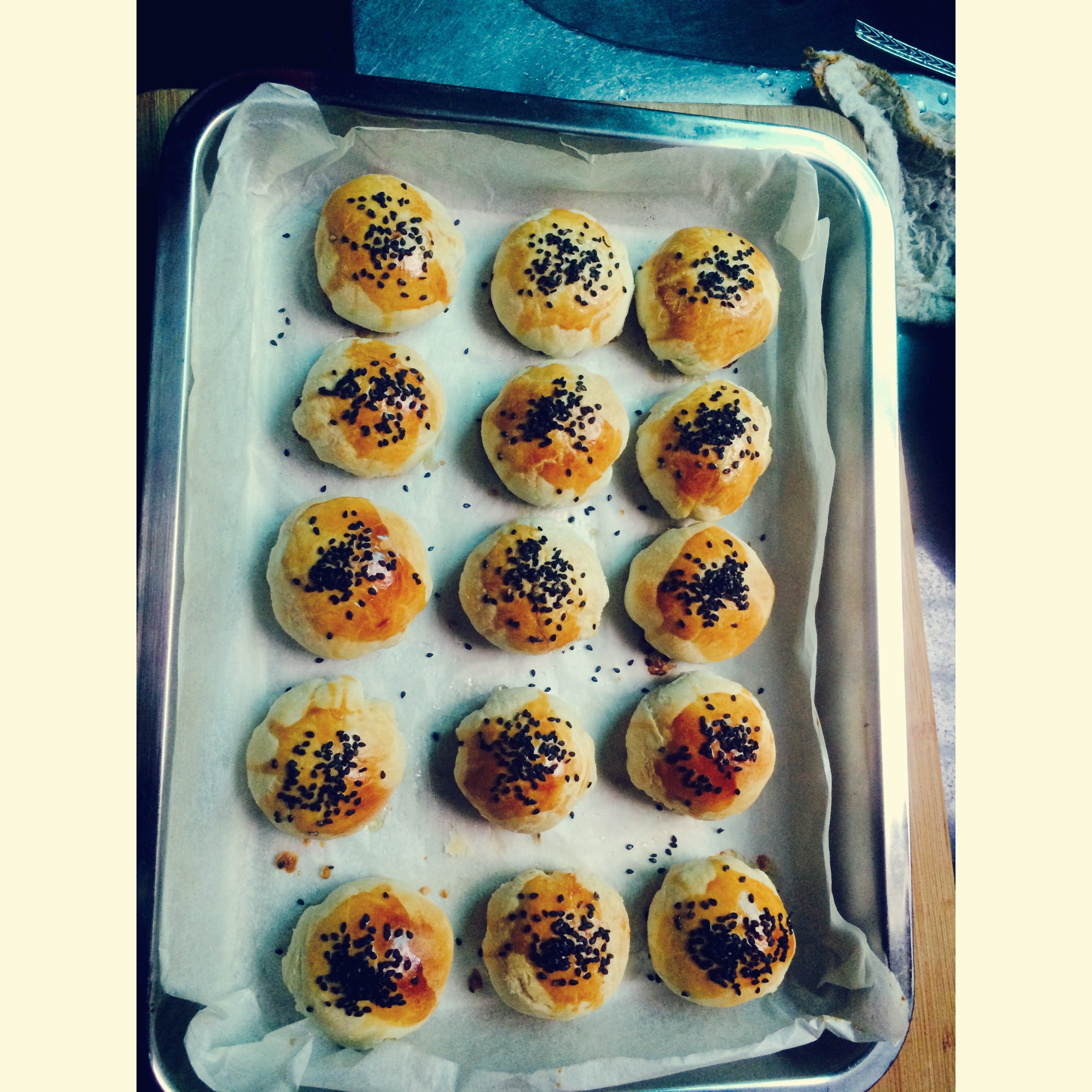 泳式鲜肉榨菜月饼