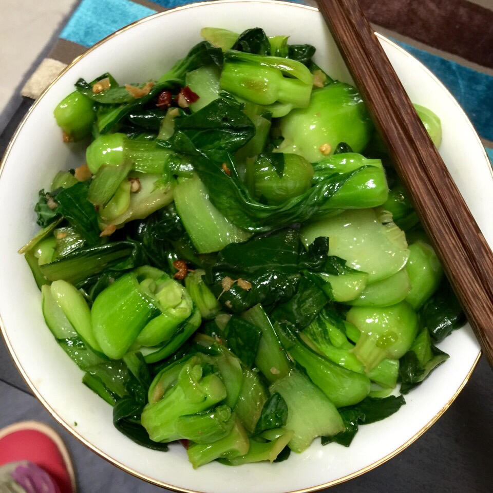 cbn王翾做的炝炒青菜