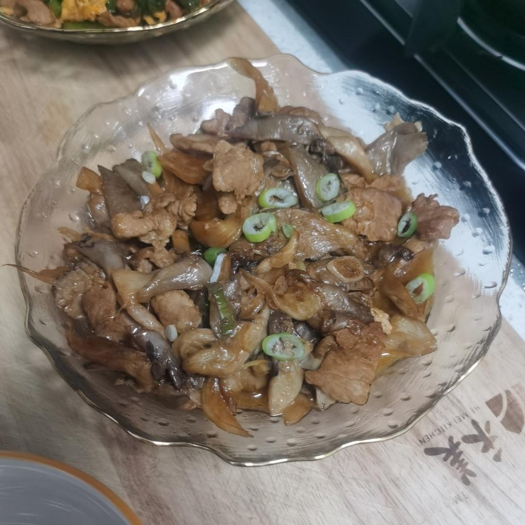 蘑菇炒肉