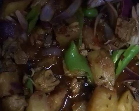 秒杀饭店的大盘鸡（零失败）的做法 步骤17