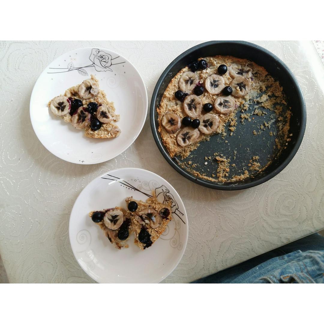 香蕉蓝莓烤燕麦