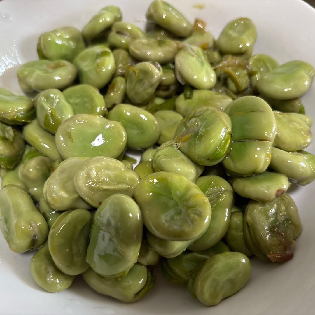 无比鲜美的葱油蚕豆