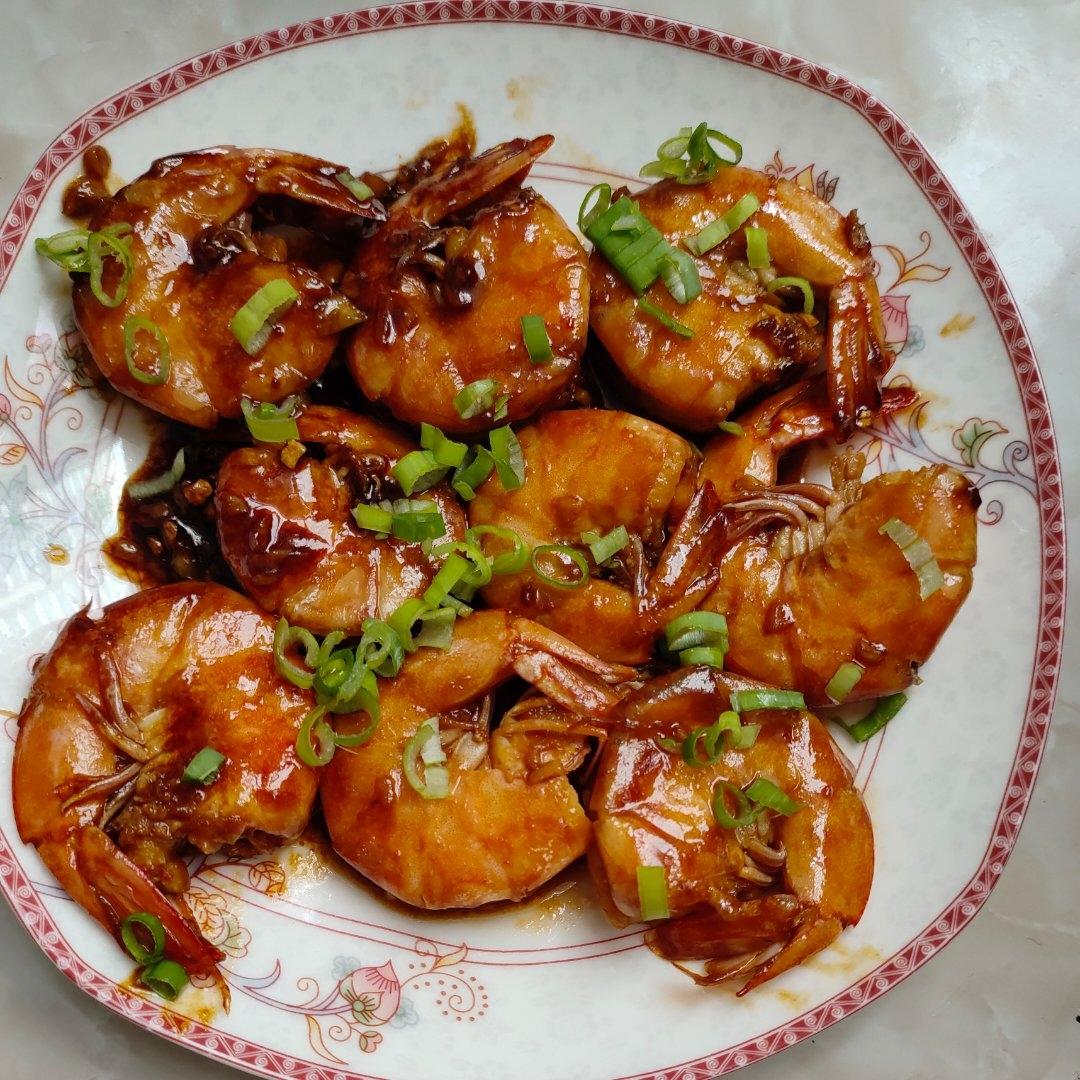 家庭版油焖大虾