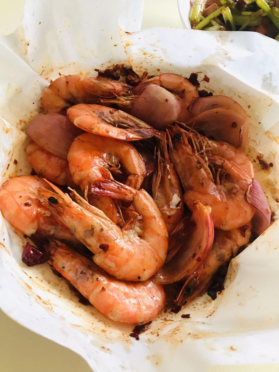 一看就会做的空气炸锅火锅底料干锅虾