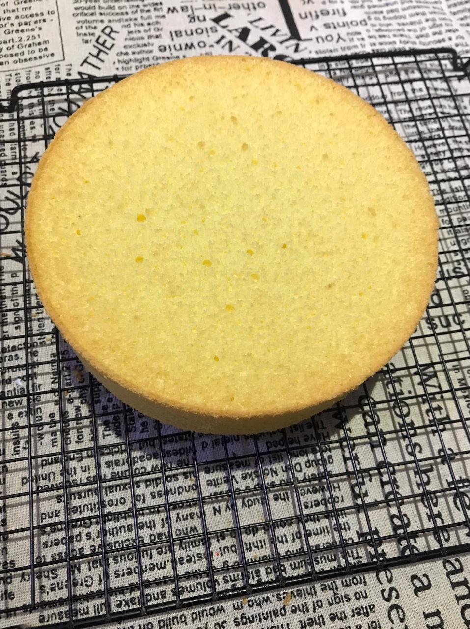 6寸原味戚风蛋糕