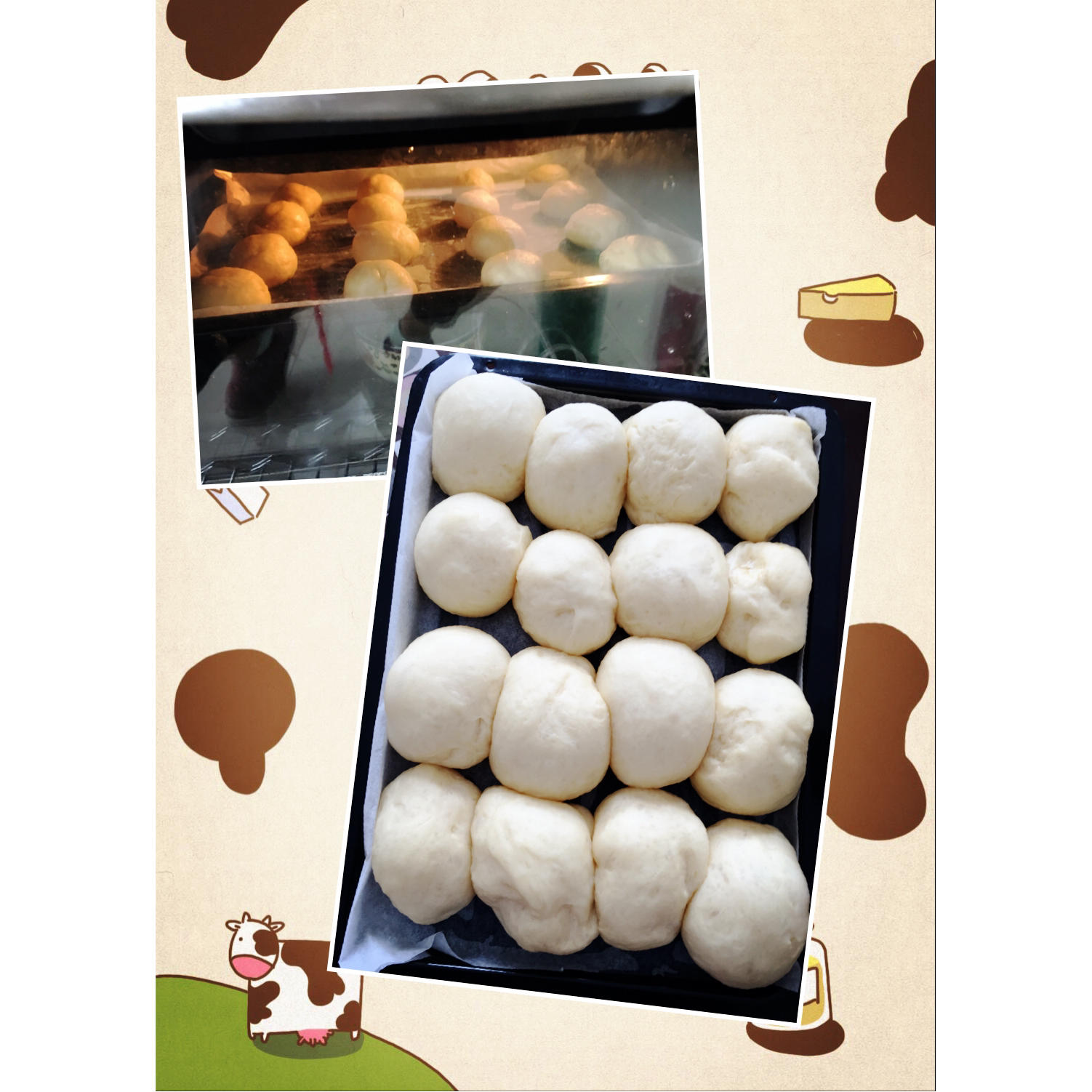 大人小孩都爱不释口的【蜂蜜牛奶小餐包】