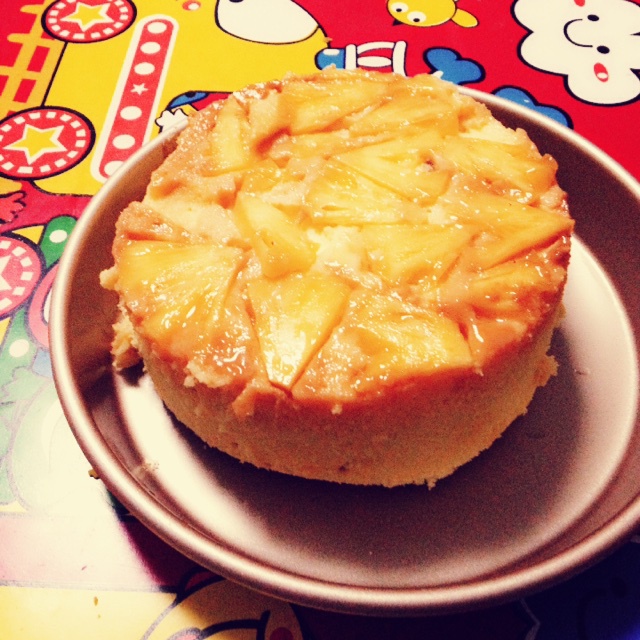 娟儿-45做的反转菠萝蛋糕