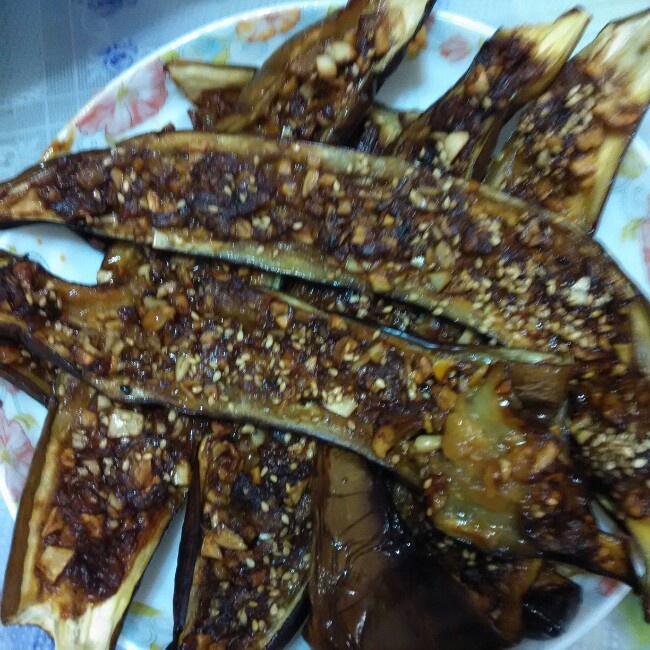 蒜泥烤茄子