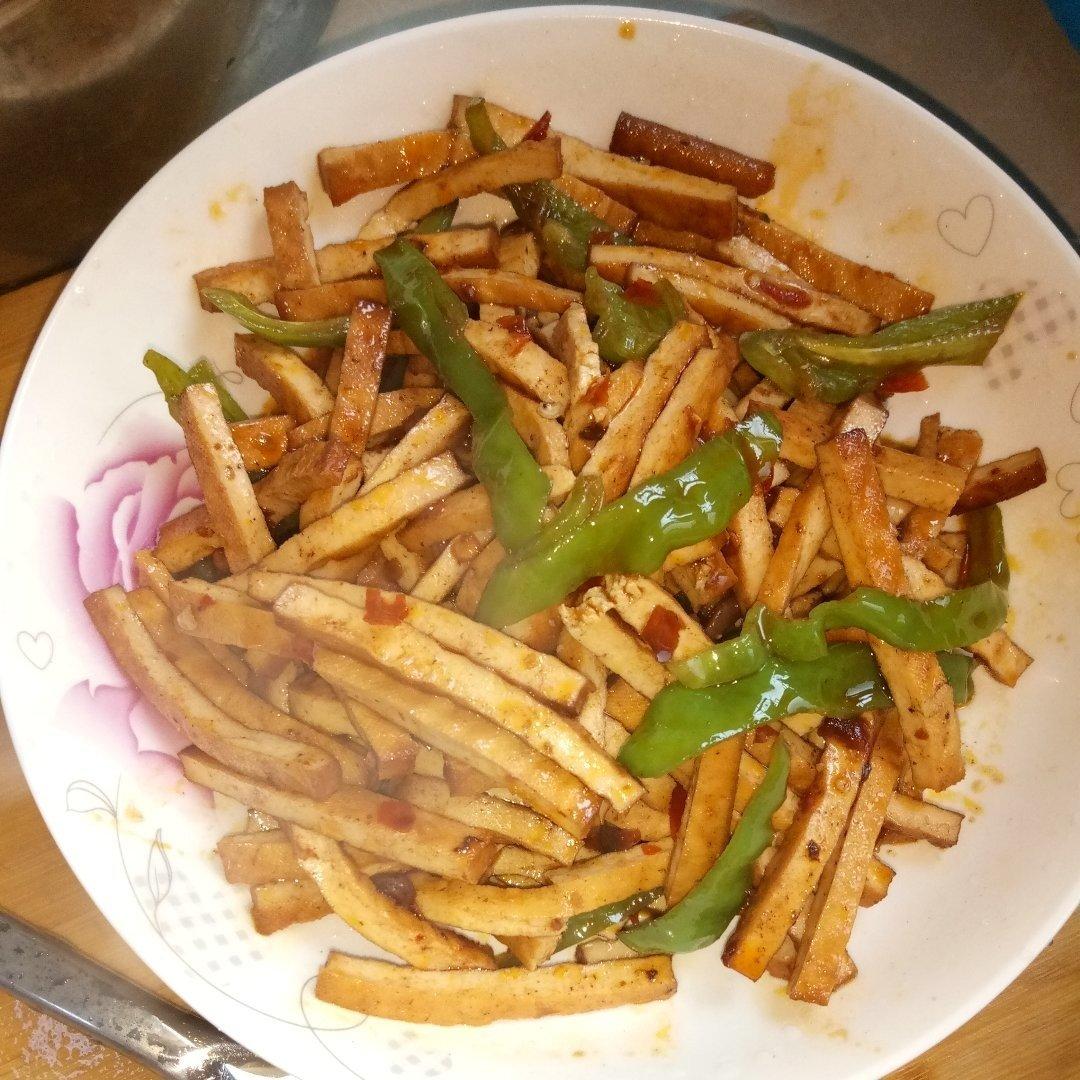 豆干炒青椒