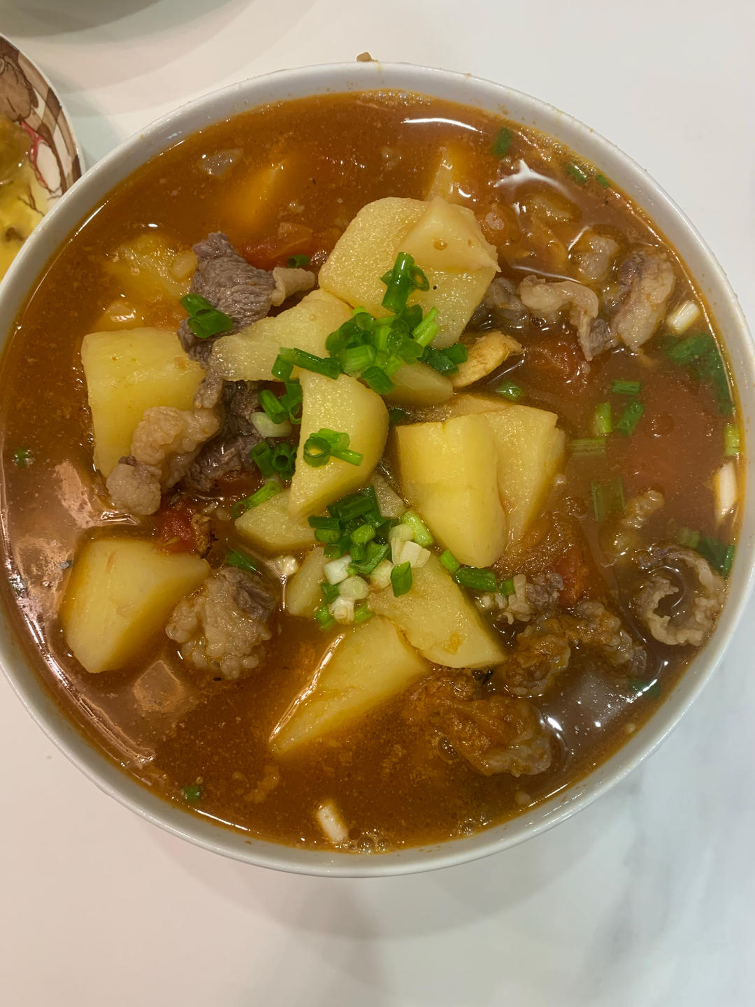好喝开胃❗️连汤汁都不剩的番茄土豆肥牛汤。